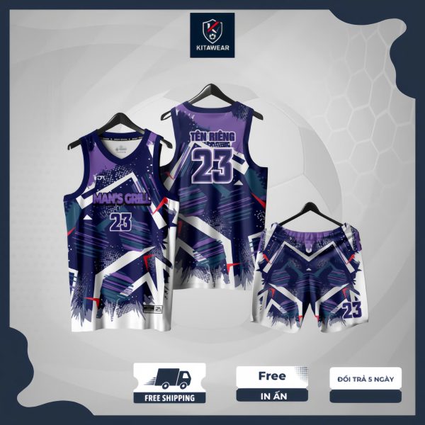 Quần Áo Bóng Rổ Nam KITAWEAR – Mẫu StreetPro 2025 - Hình ảnh 2
